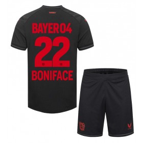 Bayer Leverkusen Victor Boniface #22 Heimtrikot 2023-24 Kurzarm (+ kurze hosen)